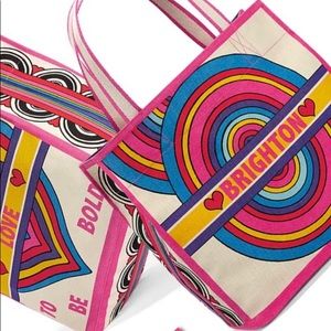 Brighton Rainbow Bright Tote NWT